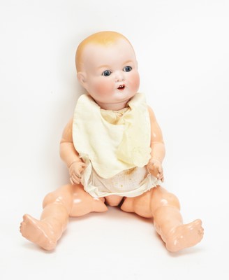 Lot 1058 - Armand Marseille, Germany: a bisque head baby doll 'No. 518'.