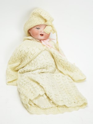 Lot 876 - Armand Marseille, Germany: a bisque head doll 'Baby Gloria'.