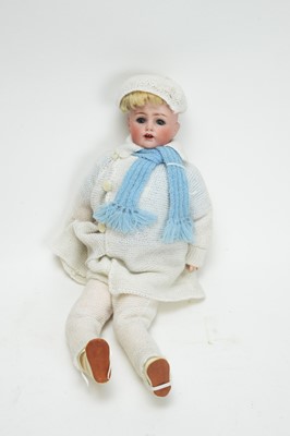 Lot 878 - J.D. Kestner, a bisque head doll