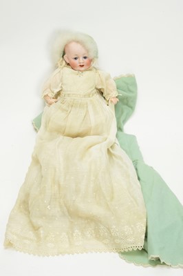 Lot 1075 - Franz Schmidt, Thuringia, Germany: a bisque head character doll 'No. 1272'.