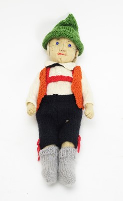Lot 1081 - Steiff, Germany: a stuffed felt boy doll.