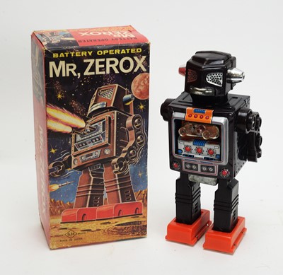 Lot 1133 - A battery-operated 1960's toy robot "Mr. Zerox".
