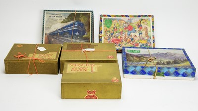 Lot 1156 - Six mid 20th Century jigsaw puzzles by Victory.