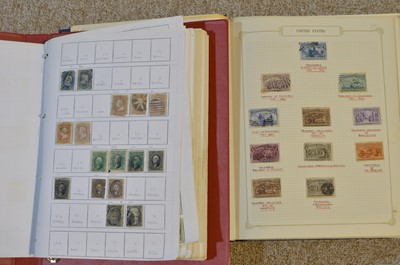 Lot 1393 - USA two albums of mixed stamps