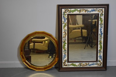 Lot 520 - Two 20th Century wall mirrors