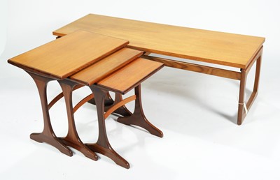 Lot 123 - G Plan - mid Century coffee table and nest of three tables