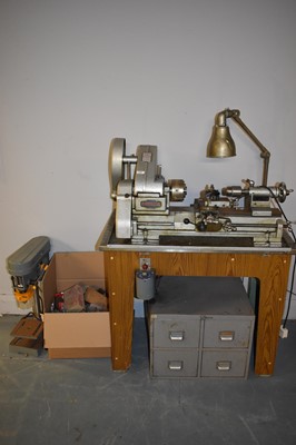 Lot 539 - Myford ML 10 Lathe and accessories