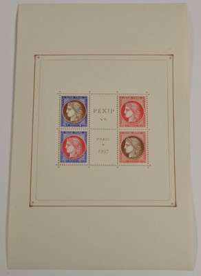 Lot 1521 - France 1937 Pexip Philatelic Exhibition.