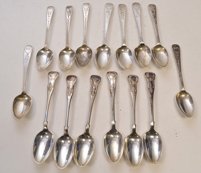 Lot 9 - Silver teaspoons