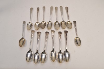Lot 9 - Silver teaspoons