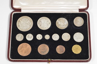 Lot 1565 - 1937 Specimen coin set