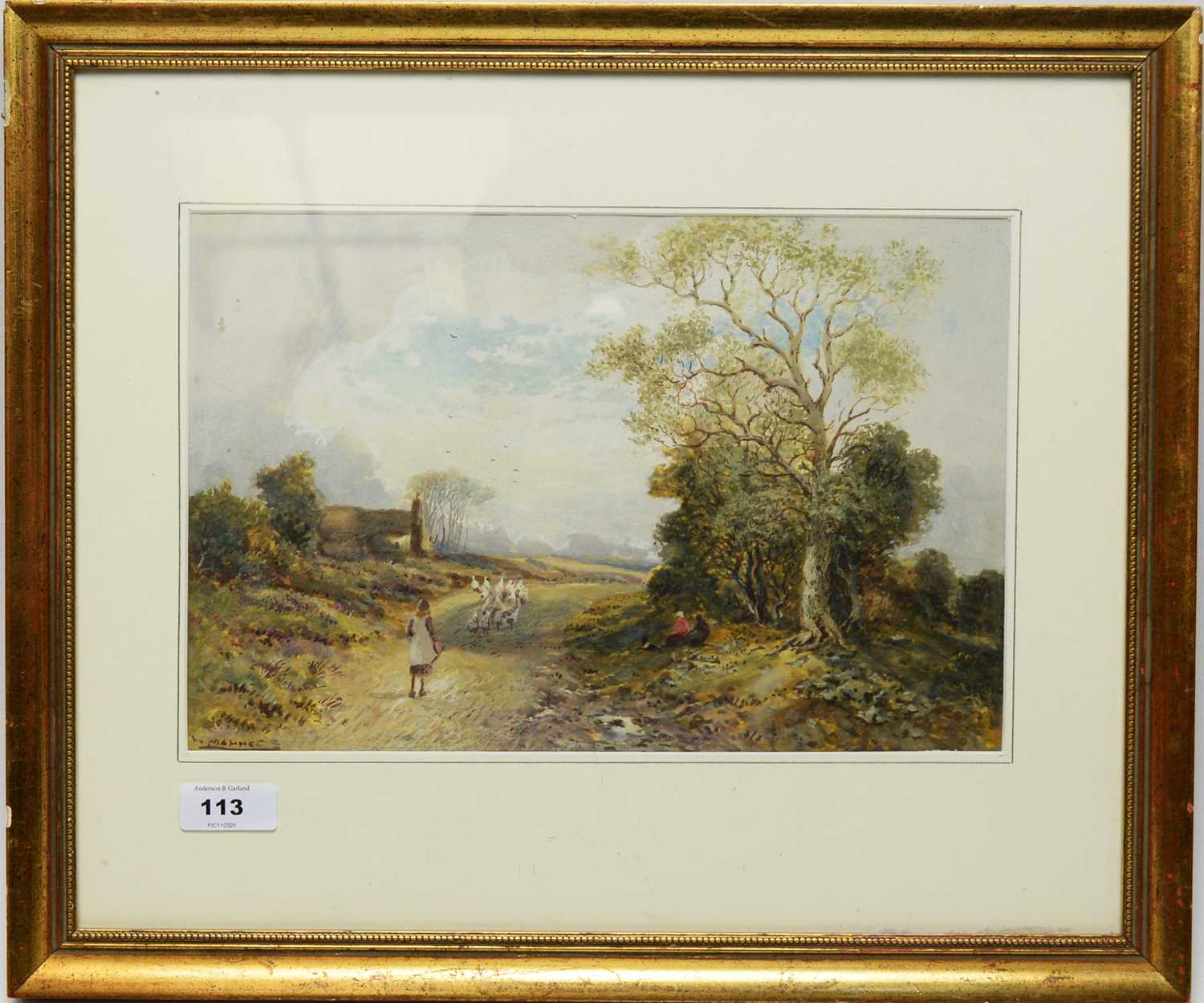Lot 81 - William Manners - watercolour.