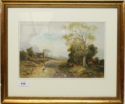 Lot 113 - William Manners - watercolour.