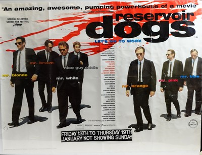 Lot 992 - Movie poster "Reservoir Dogs".