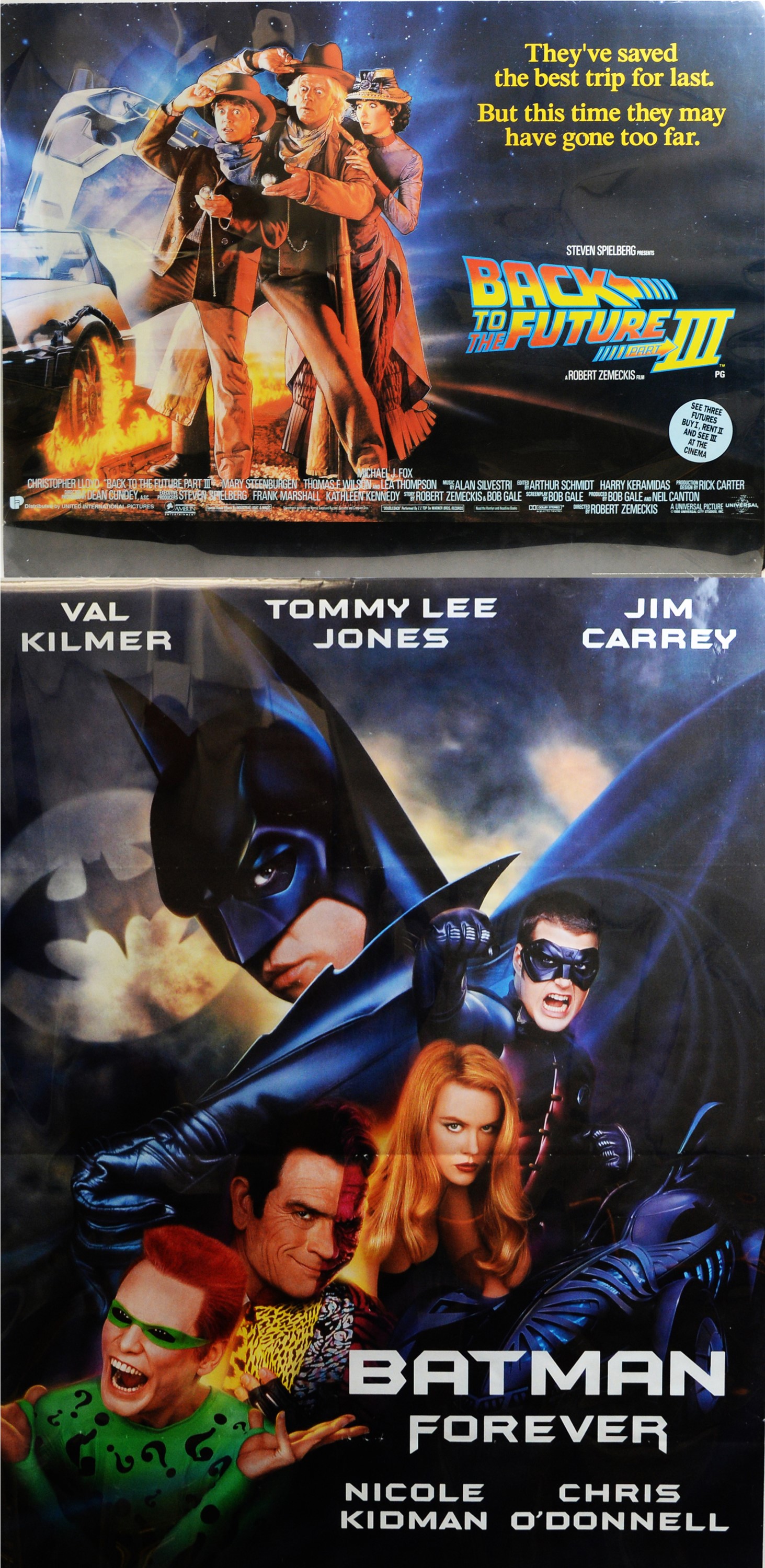 Lot 994 - Movie posters 