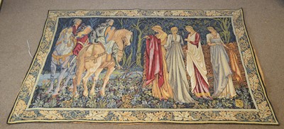 Lot 505 - Wall tapestry of a Renaissance scene