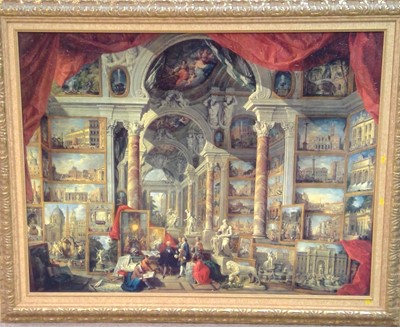 Lot 841 - After Giovanni Paolo Panini - Textured print