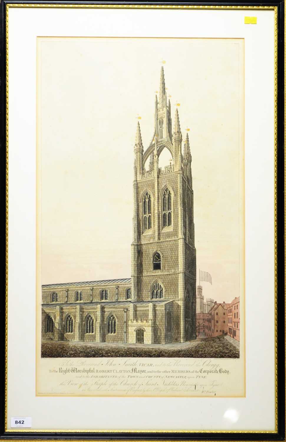 Lot 842 - After William Fowler - coloured engraving