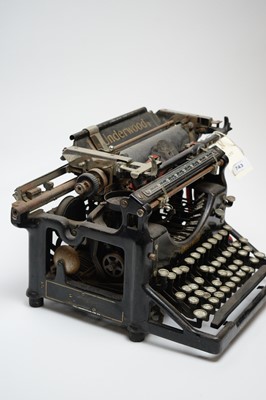 Lot 743 - A vintage Underwood office typewriter.