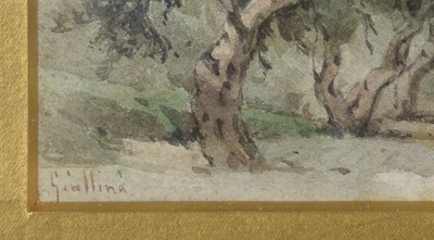 Lot 314 - Giolamo Giallina - watercolour