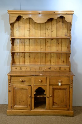 Lot 68 - Victorian style pine dresser.