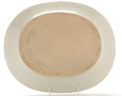 Lot 431 - Chinese export oval meat dish, Qianlong