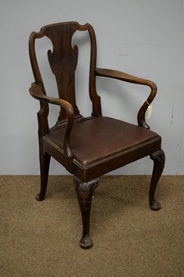 Lot 94 - Corner chair; and elbow chair.