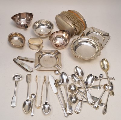 Lot 12 - Silver and plated items