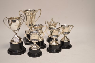 Lot 25 - A selection of silver trophies