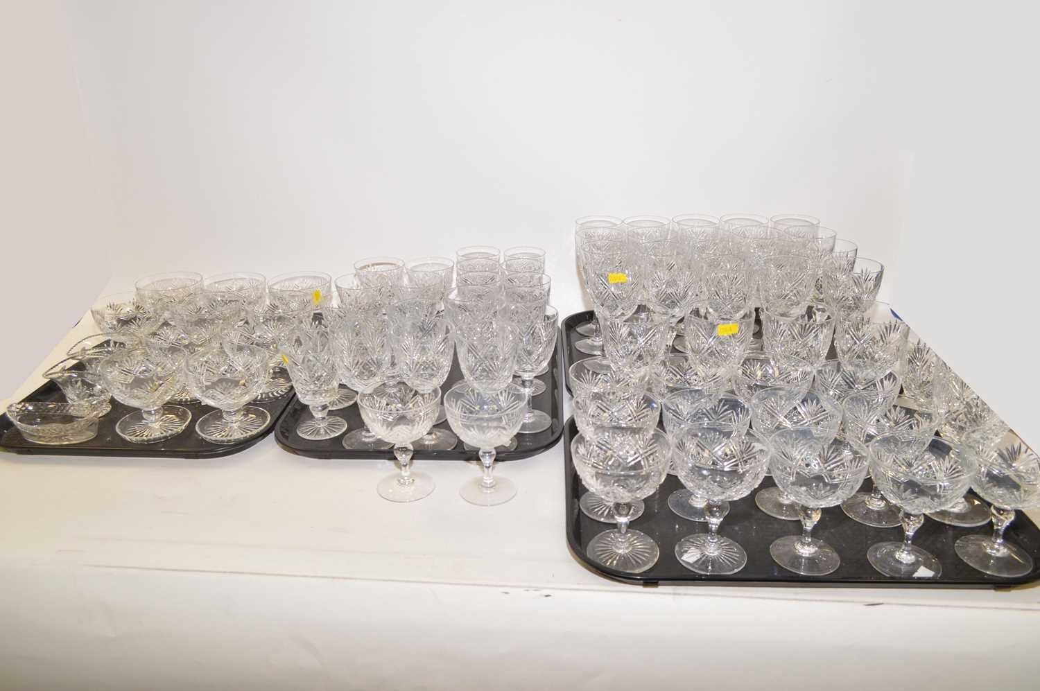 Lot 369 - Selection of cut glassware.