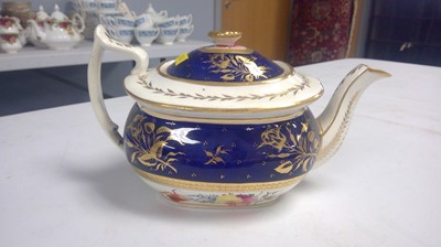 Lot 392 - Early 19th C part tea service; and other items.