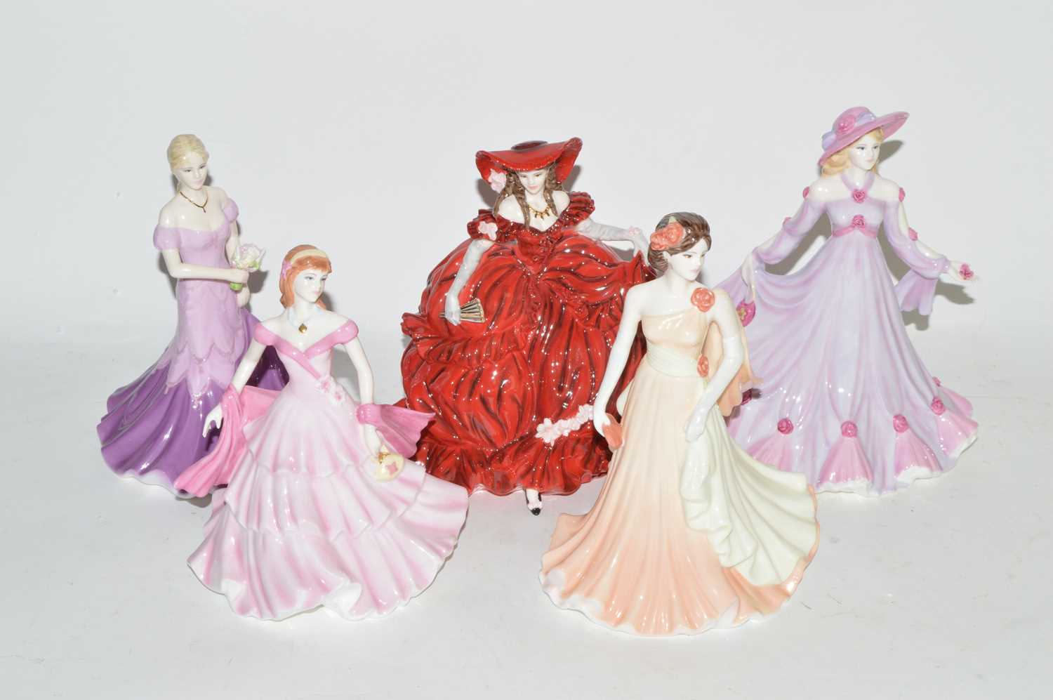 Lot 248 - Coalport figurines