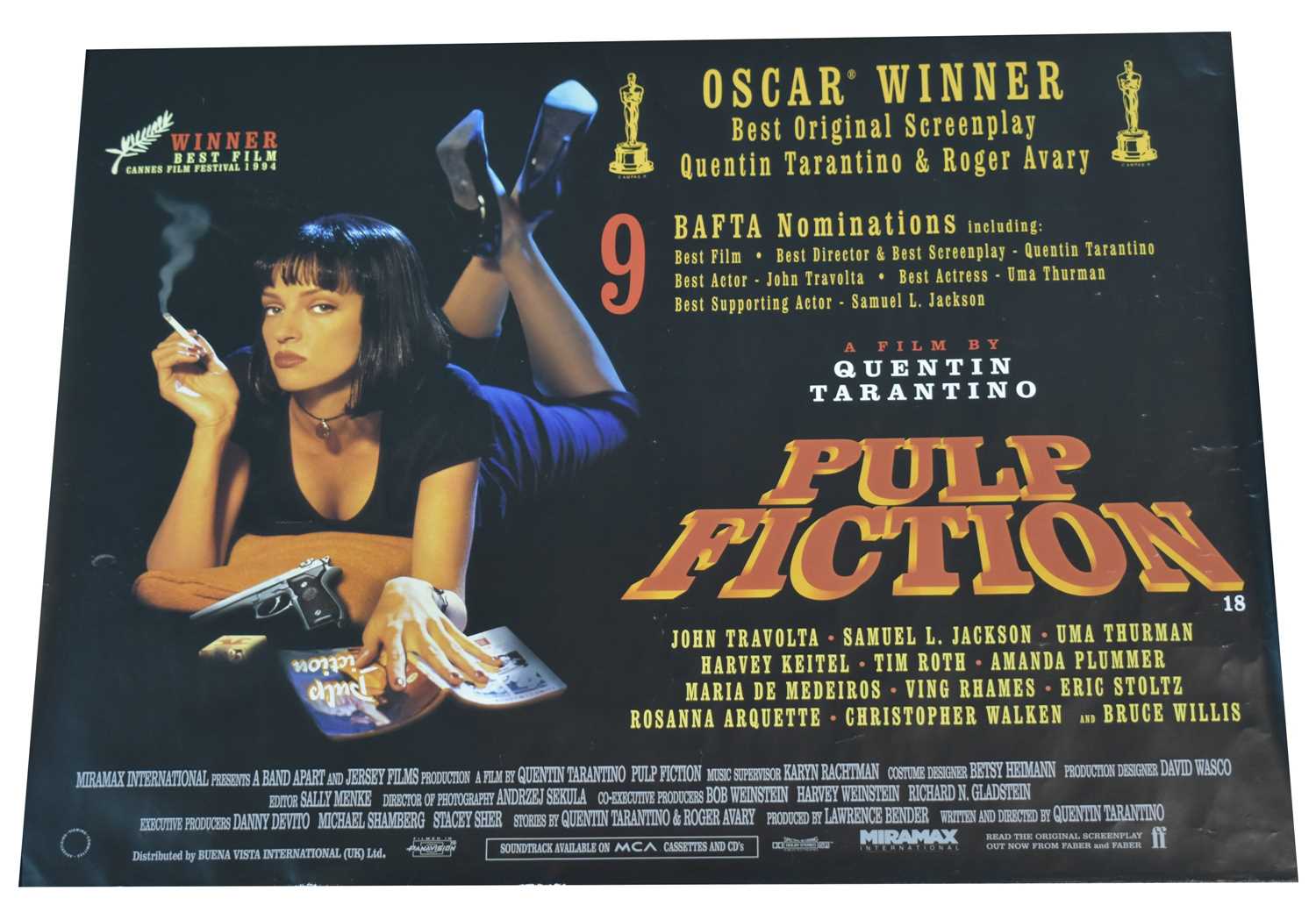 Lot 140 - Movie Poster - Pulp Fiction.