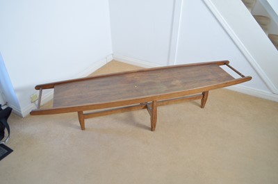 Lot 125 - A mid Century Danish style teak coffee table.