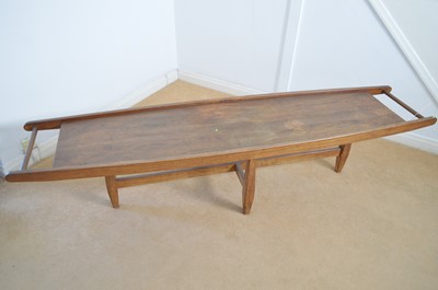Lot 125 - A mid Century Danish style teak coffee table.