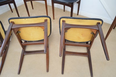 Lot 126 - Attributed to Elliots of Newbury: a set of eight 1960's teak dining chairs.