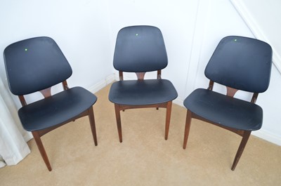 Lot 126 - Attributed to Elliots of Newbury: a set of eight 1960's teak dining chairs.