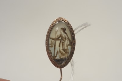 Lot 1 - An early 19th Century memorium tie pin.