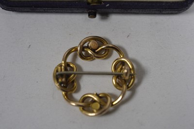 Lot 7 - Two Edwardian brooches.