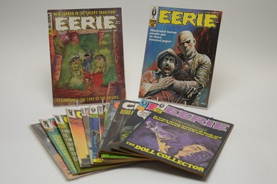 Lot 1 - Eerie, Creepy and Psycho magazines.