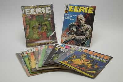 Lot 2 - Eerie, Creepy and Psycho magazines.
