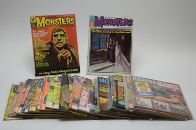 Lot 8 - Thirty-one Monster, Horror, Sci-Fi, Pop and other magazines.