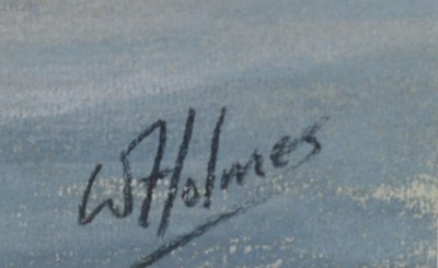 Lot 48 - Walter Holmes - pastel.