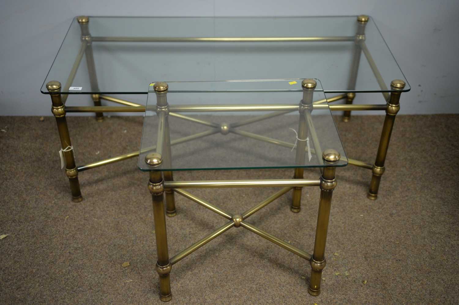 Lot 204 - Two modern coffee tables.