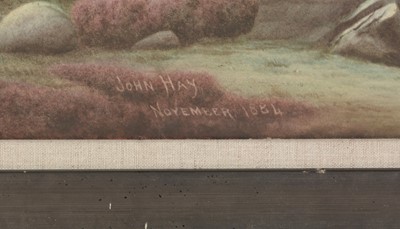 Lot 318 - John Hay - watercolour.
