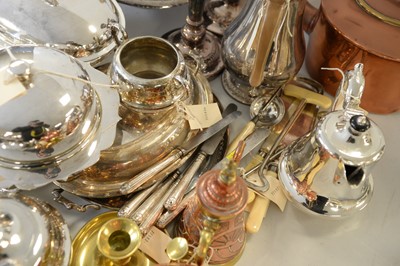 Lot 258 - A large selection of metalware.