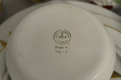 Lot 295 - A large collection of Worcester 'Evesham' pattern fireproof oven-to-tableware.