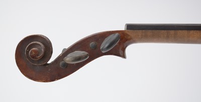 Lot 758 - Maidstone Violin, another and two bows
