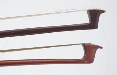 Lot 758 - Maidstone Violin, another and two bows