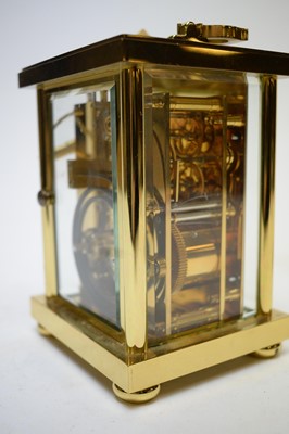 Lot 390 - Matthew Norman brass-cased carriage clock.